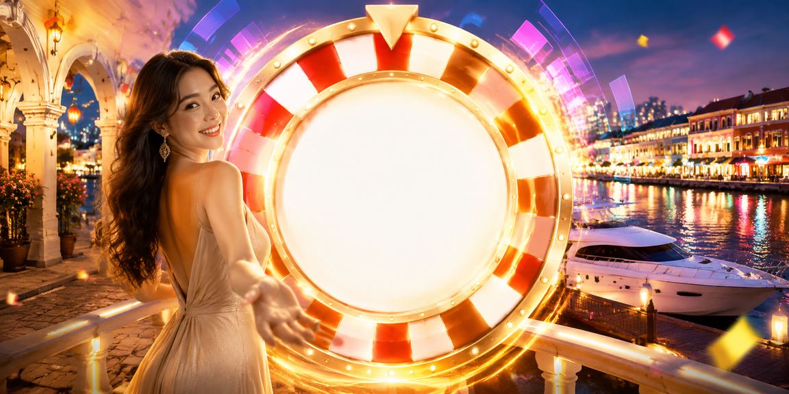 Permainan roulette bergaya Melayu di Melaka dengan suasana kasino dalam talian moden